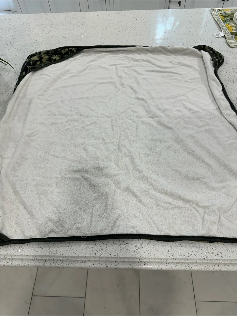 Posh Peanut Green & Khaki Camo Towel